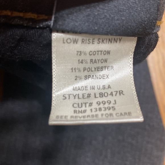 Flying monkey faded black distrssed skinny jeans size 28 - Picture 6 of 6